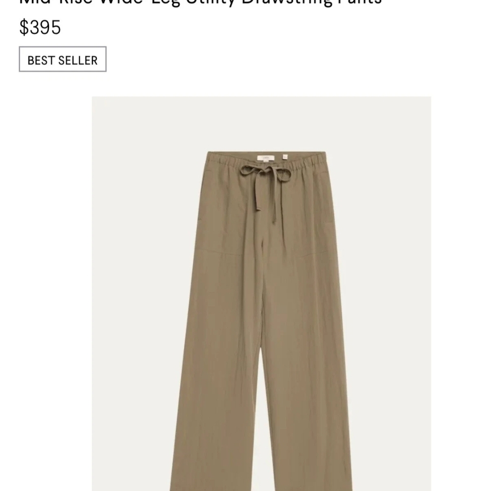 Vince Black Drawstring Pants - image 1